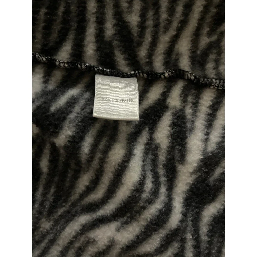 Copper Key Zebra Print Fleece Coat Size 2/3